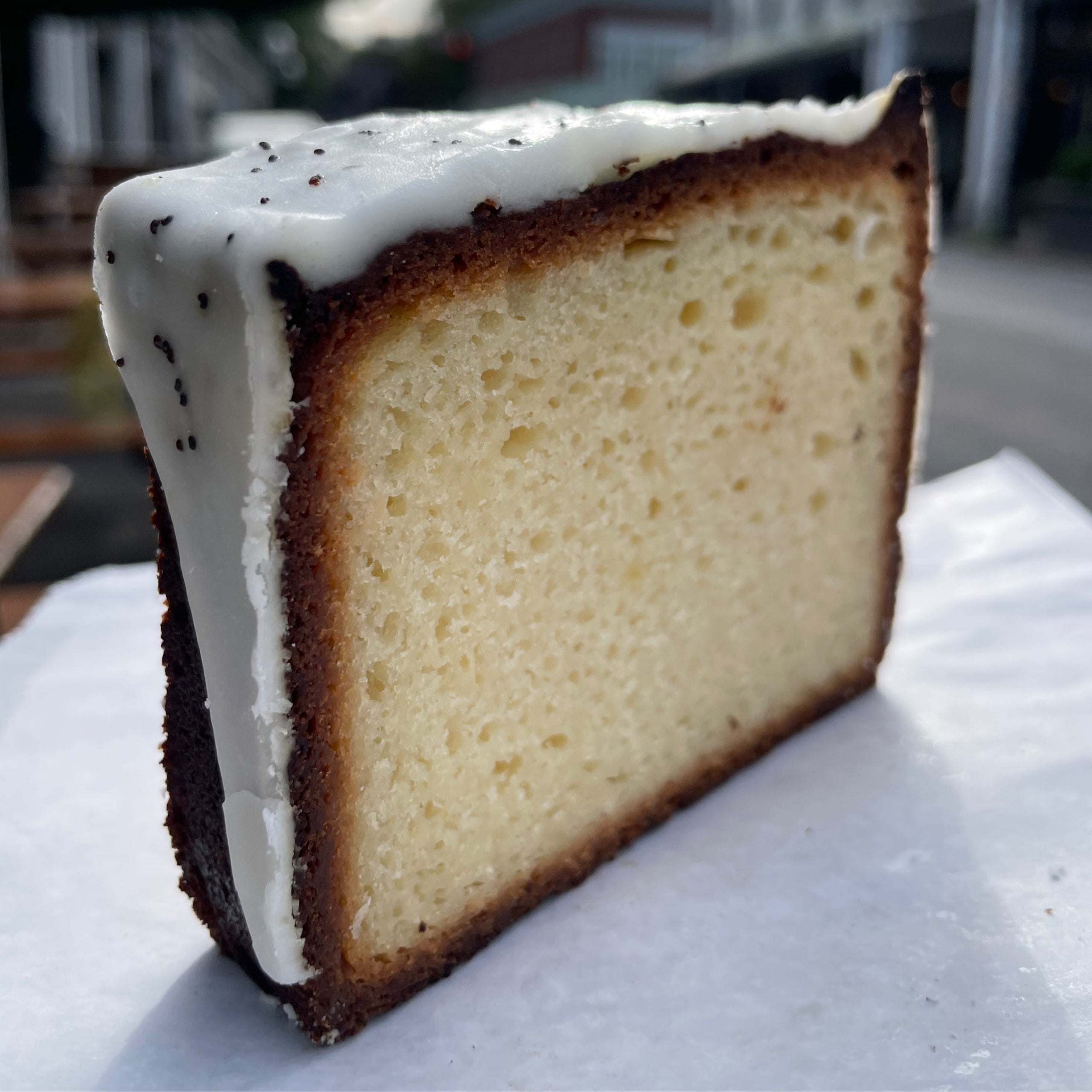 Lemon Ricotta Loaf Slice Kingston Bread + Bar